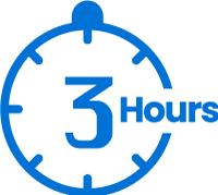 Three-hour delay