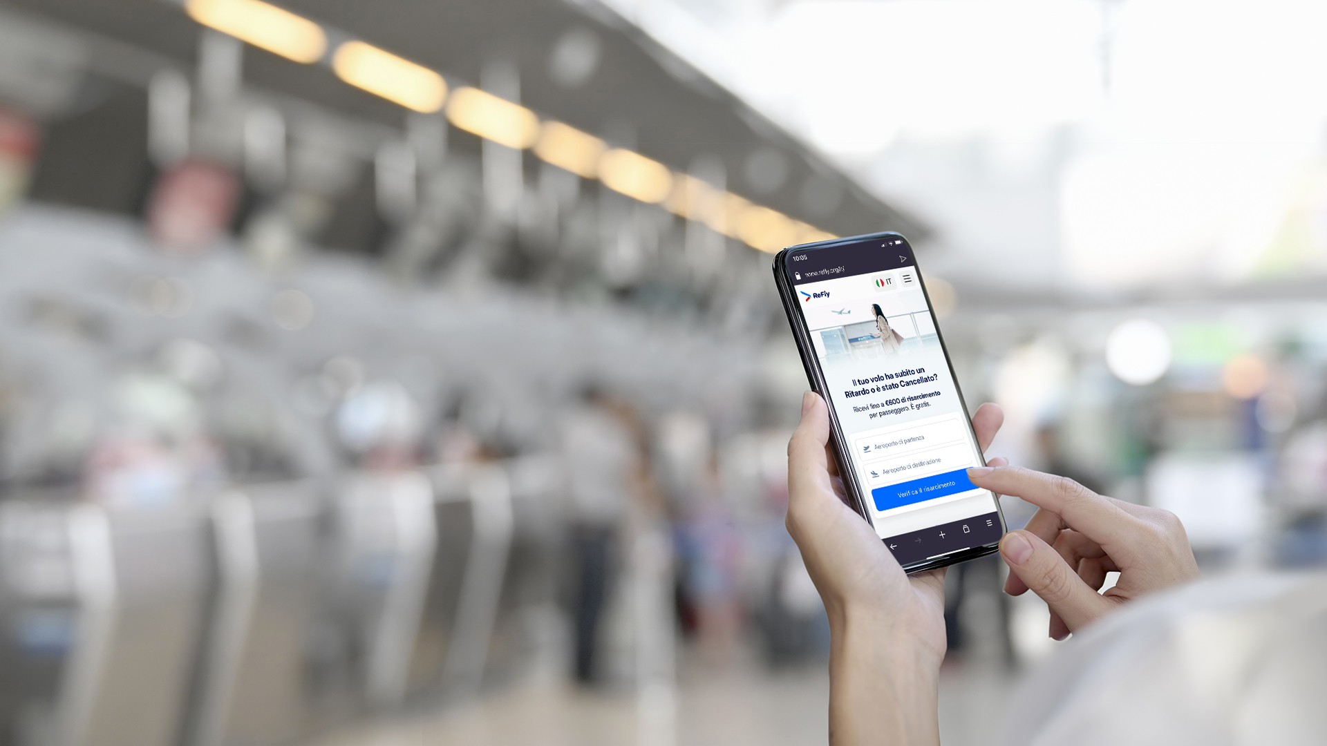 ReFly Rimborso o risarcimento del biglietto aereo per ritardo volo